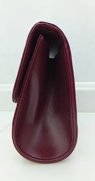 Authentic Gucci Burgundy Classic Clutch