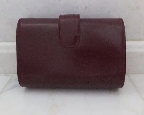 Authentic Gucci Burgundy Classic Clutch