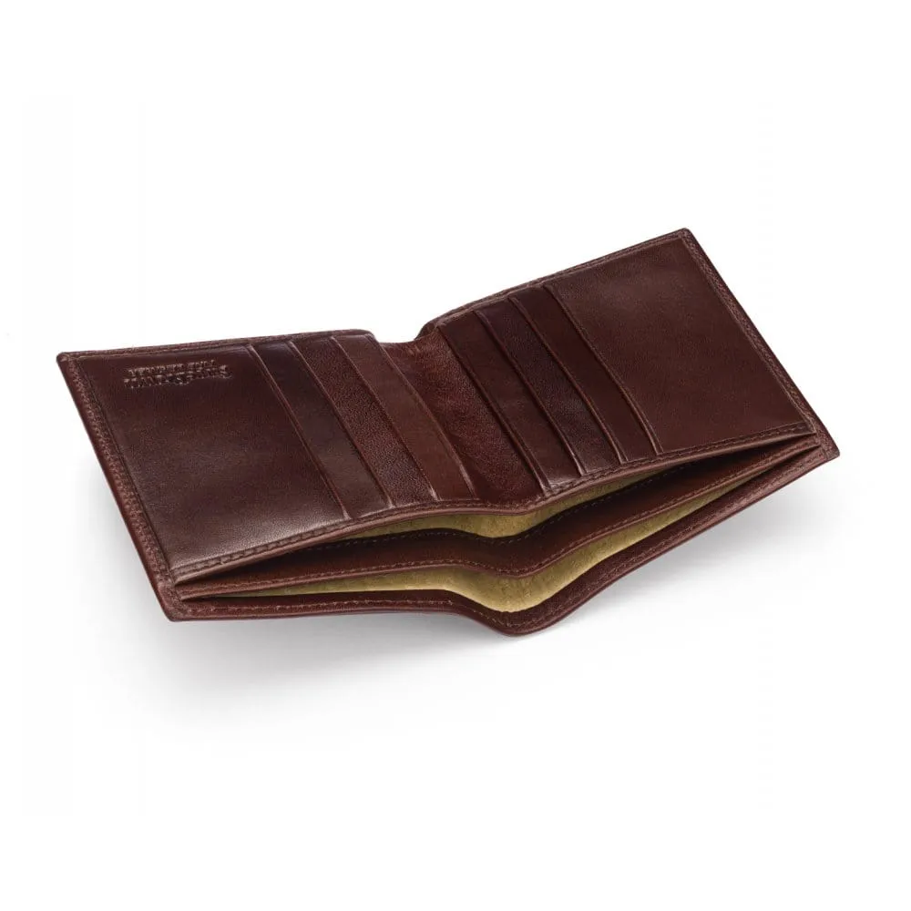 Billfold Wallet With 6 Credit Cards - Brown