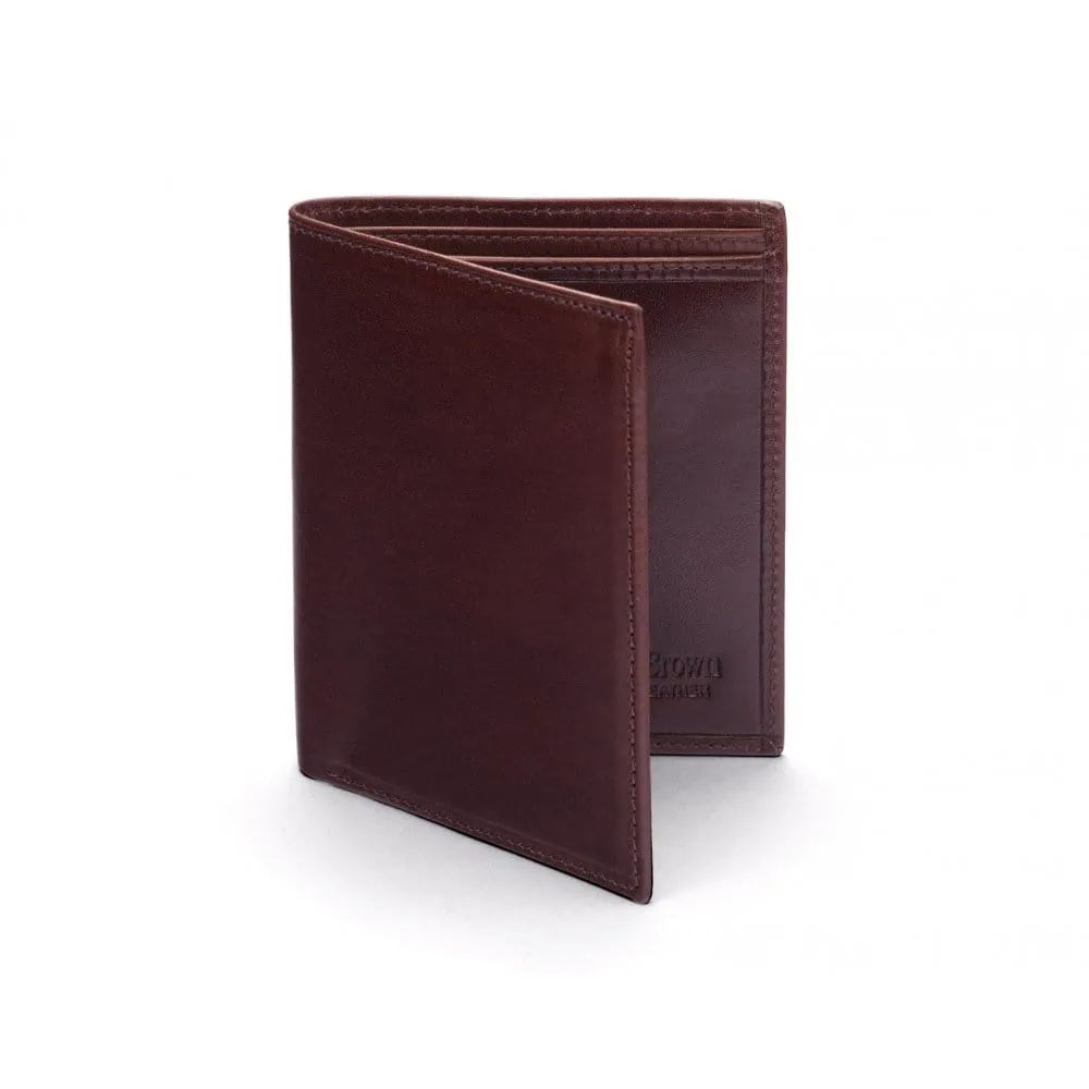 Billfold Wallet With 6 Credit Cards - Brown