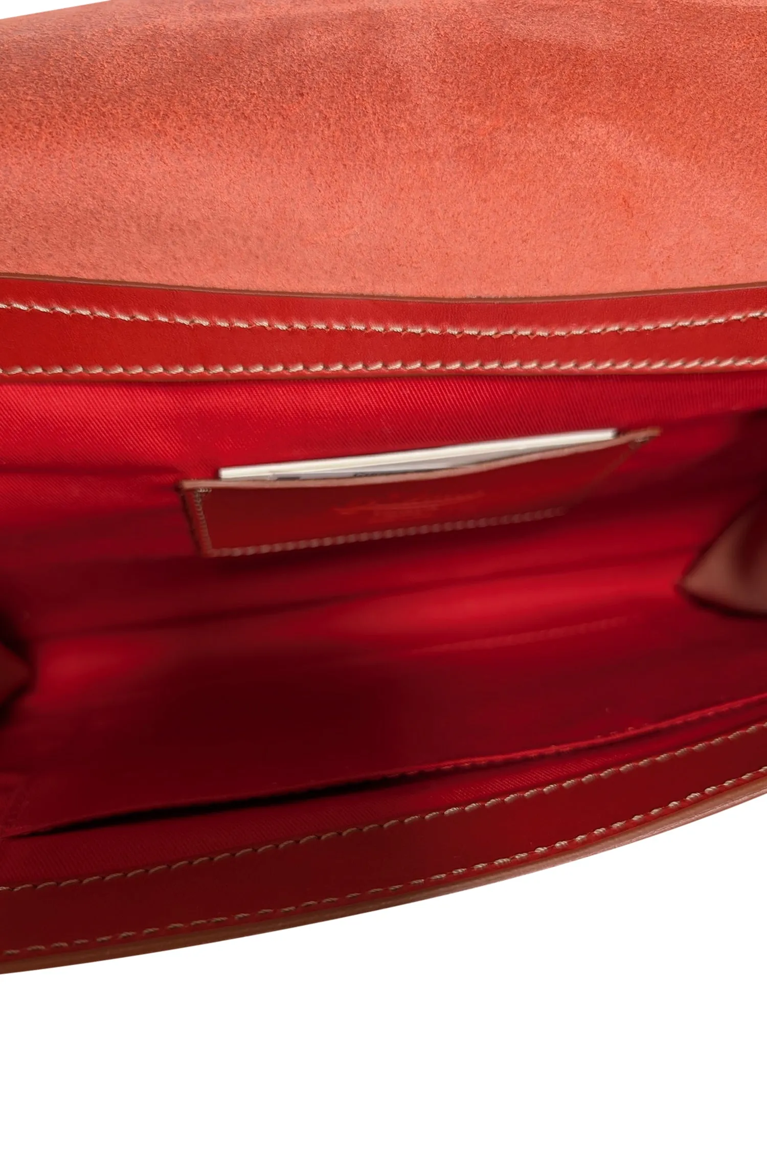 Boldrini - Red Leather Envelope Clutch