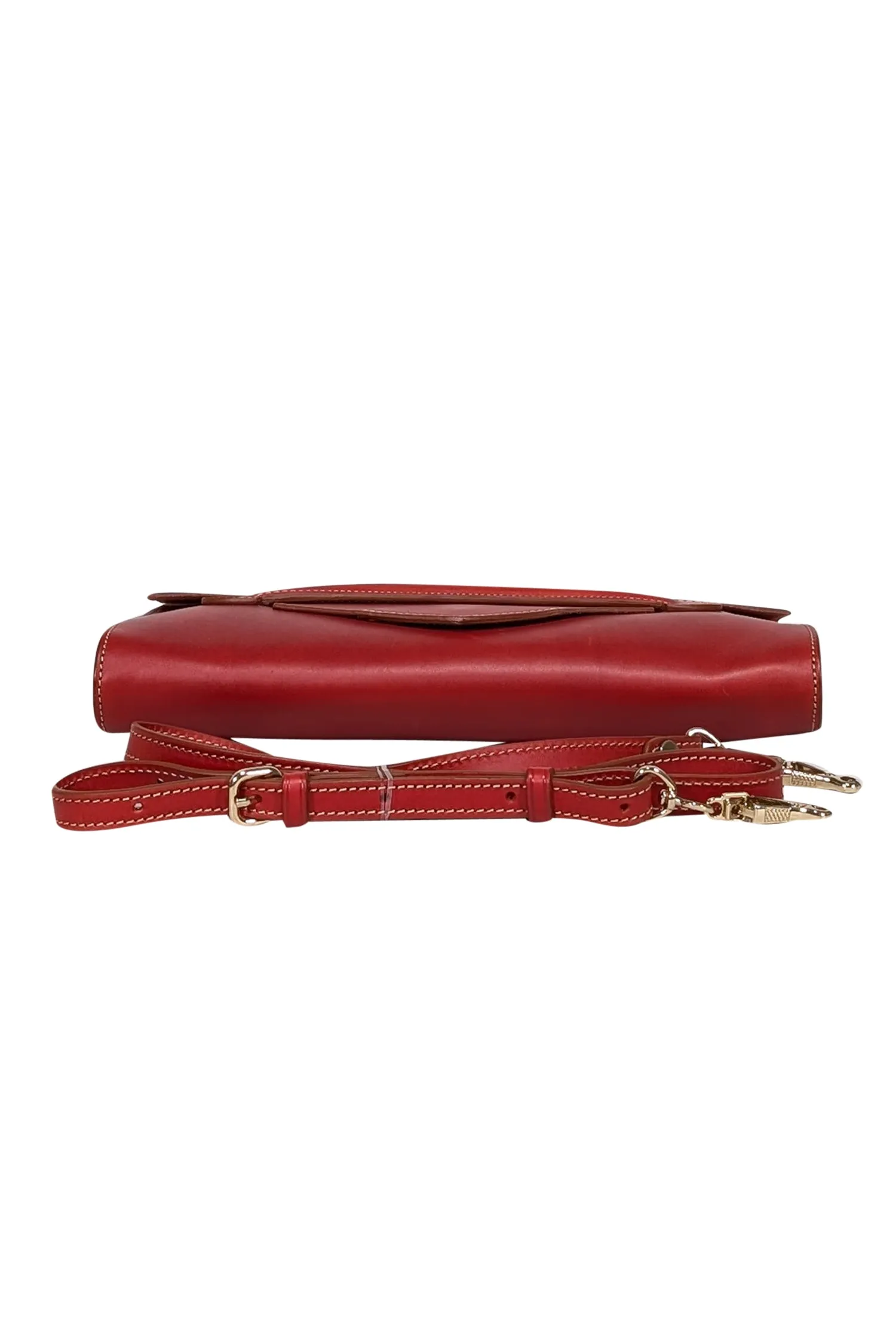 Boldrini - Red Leather Envelope Clutch