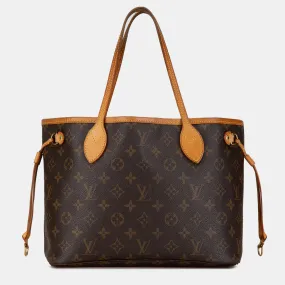 Brown Monogram Neverfull PM Tote Bag