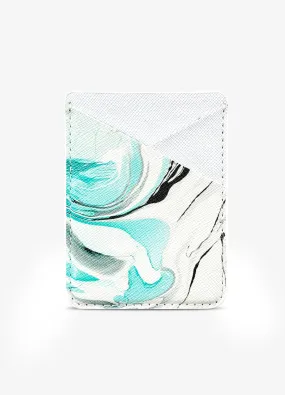 Card Pocket in Marble Swirl