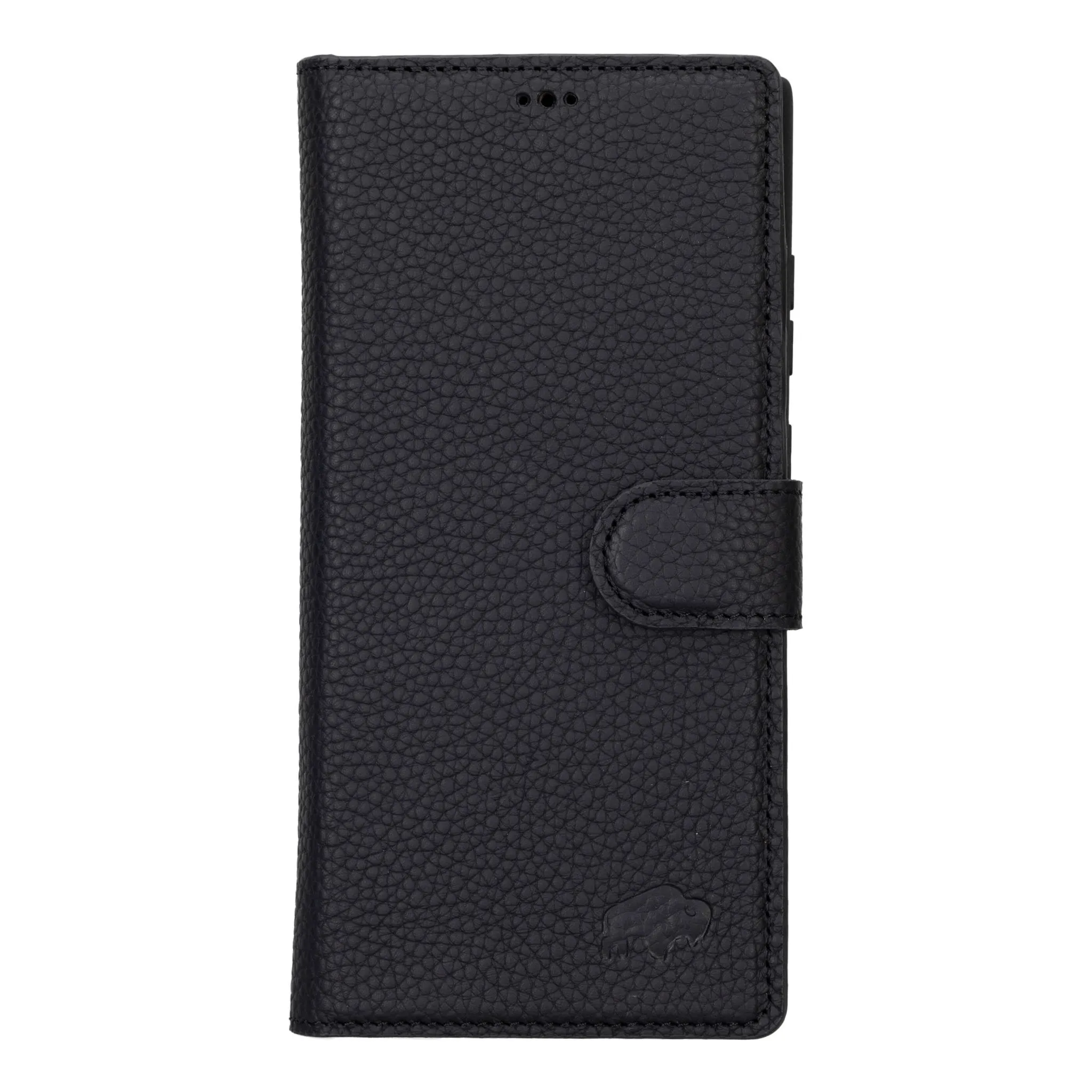 Carson Samsung Galaxy S23 Ultra Wallet Case, Pebble Black