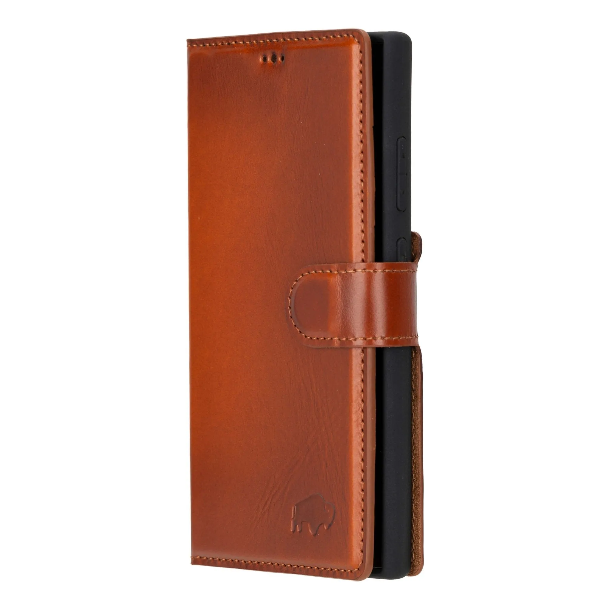 Carter Samsung Galaxy S25 Ultra Wallet Case, Burnished Tan