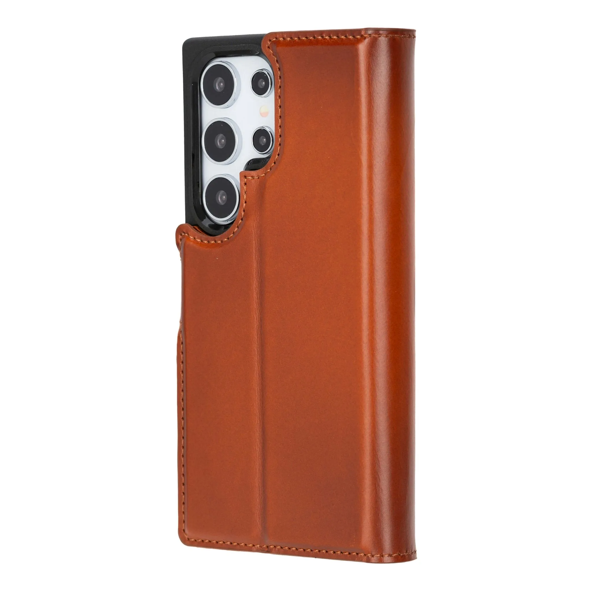 Carter Samsung Galaxy S25 Ultra Wallet Case, Burnished Tan