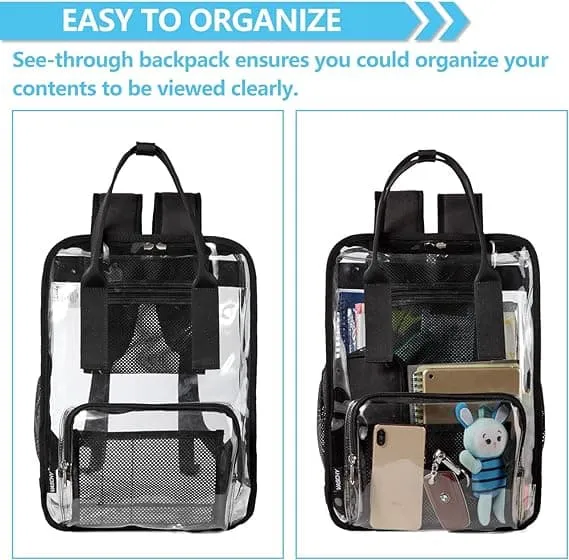 Clear Tote Pack Heavy Duty