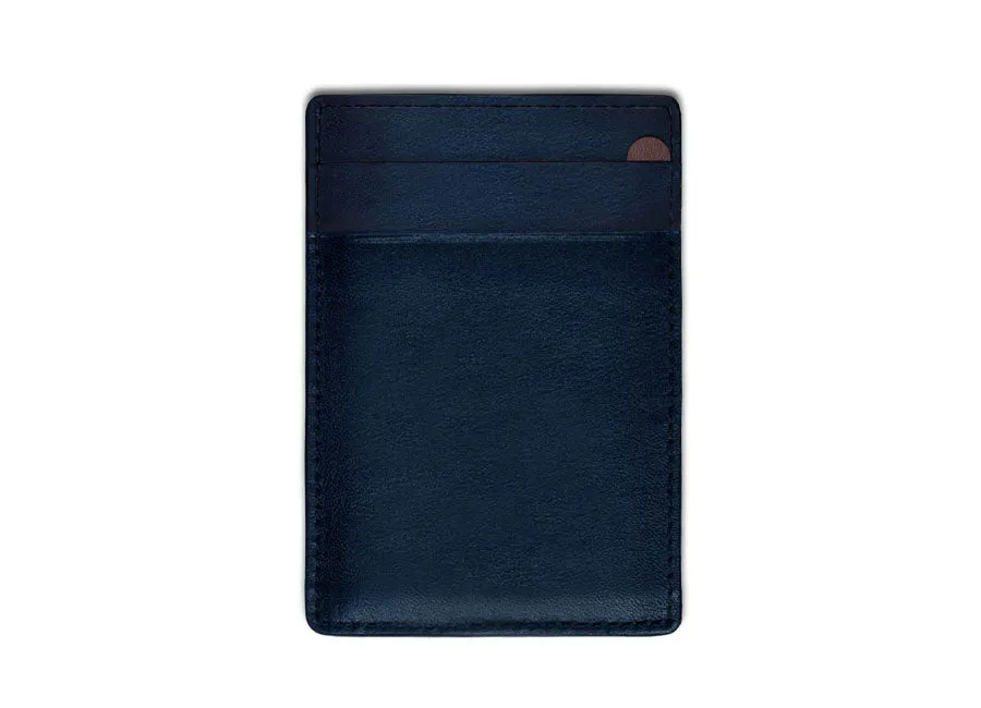 DAVEK SLIM WALLET with mini pen - NAVY