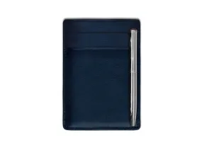 DAVEK SLIM WALLET with mini pen - NAVY