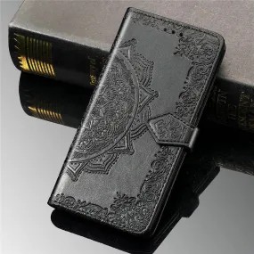 Flip Case Luxury Leather 3D Mandala Wallet For OPPO