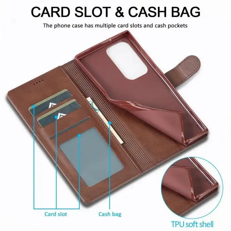 Galaxy S24 Ultra Wallet Vegan Leather Cover