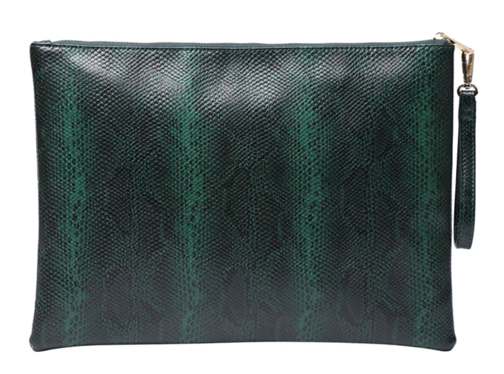 Green Snakeskin Laptop Bag