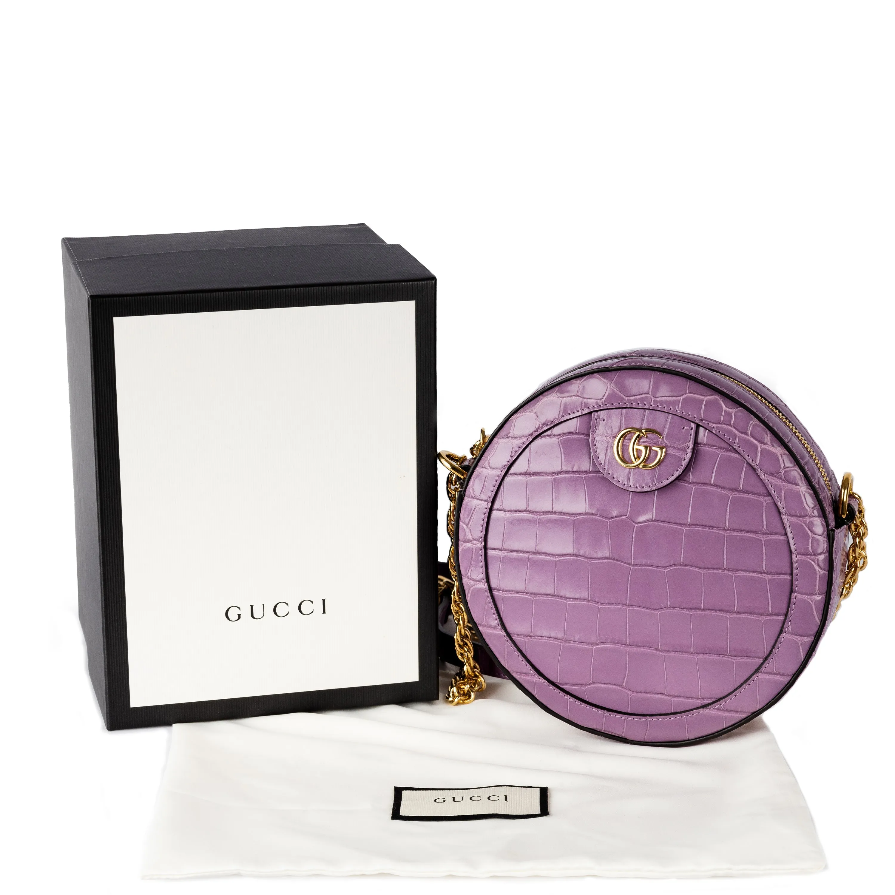 Gucci Exotic Leather Ophidia Crossbody Bag - '20s