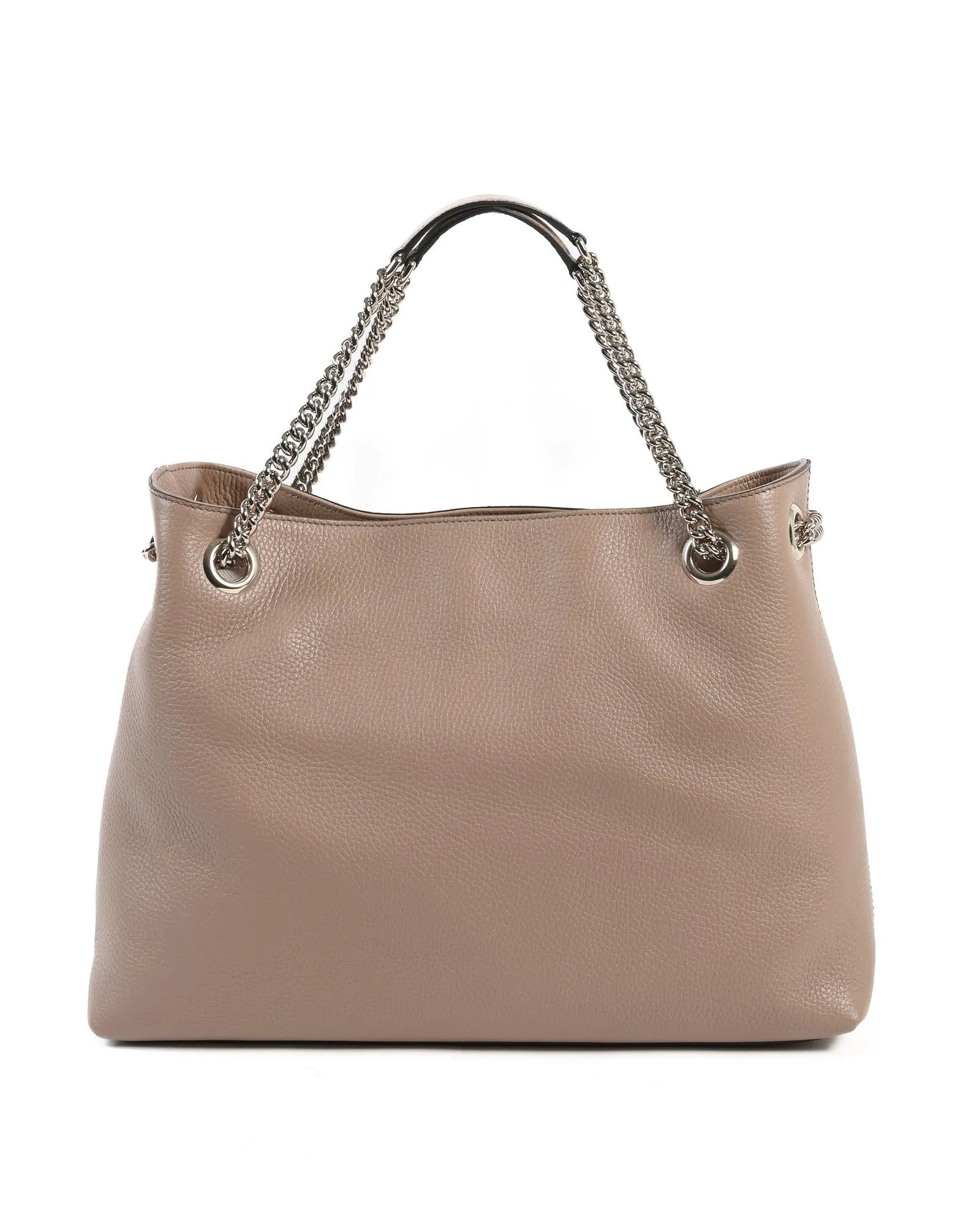 Gucci Leather Tote Bag 'Light Brown'