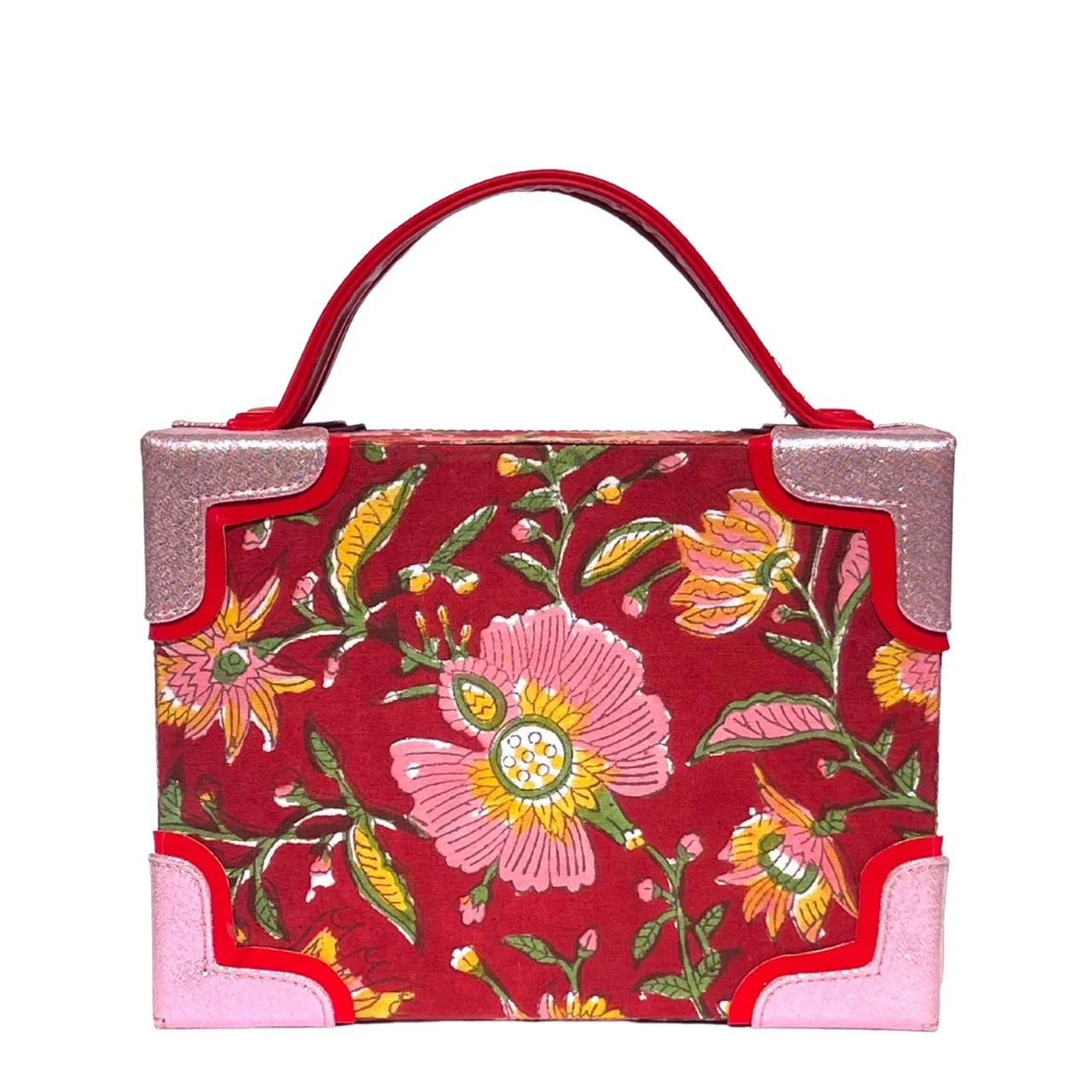 Hibiscus Briefcase Bag