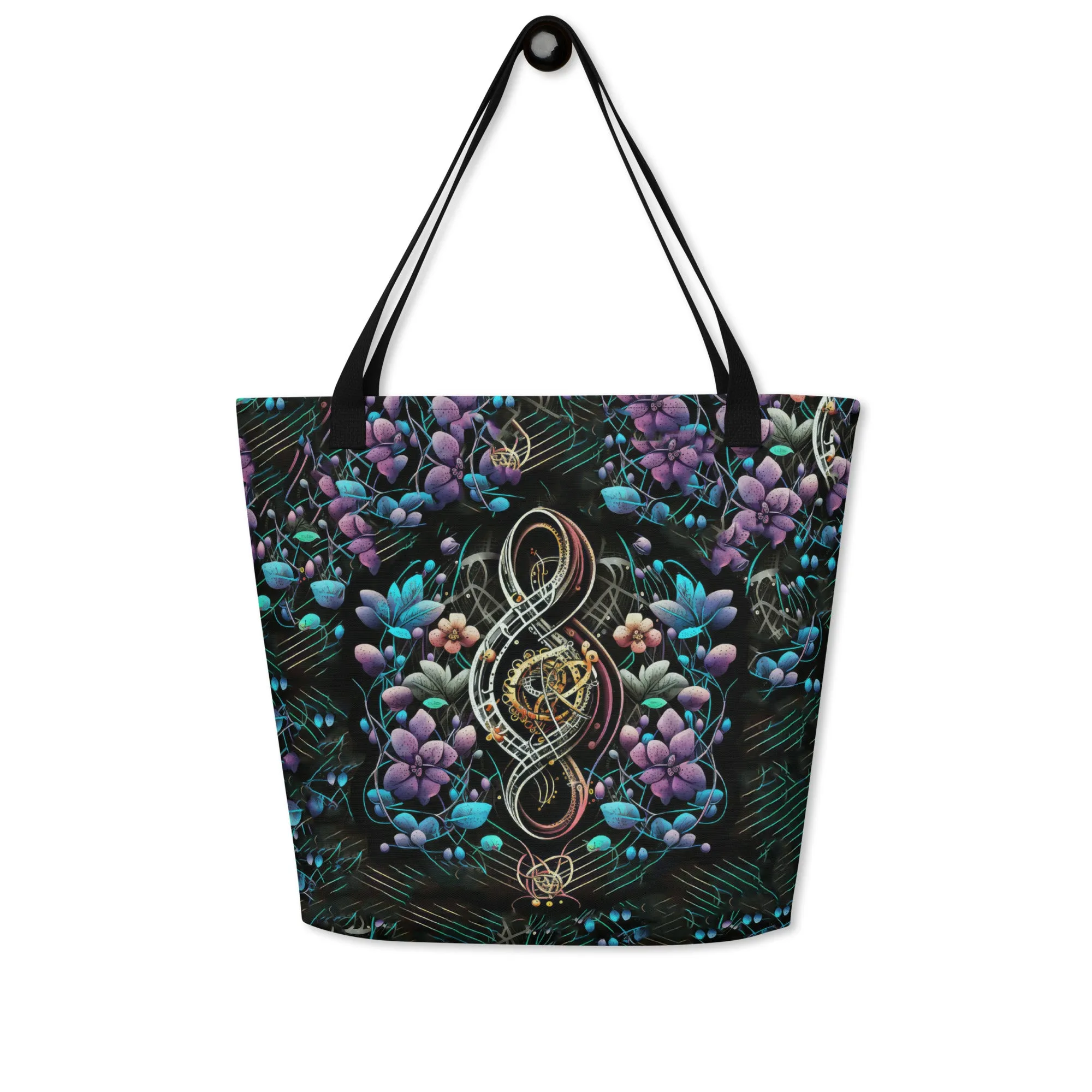 Large Tote Bag Genetic Music