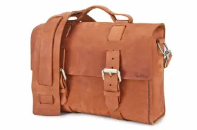 Limited Edition No. 4313 Minimalist Standard Leather Satchel in Manhattan Rye - ONLY 1 LEFT