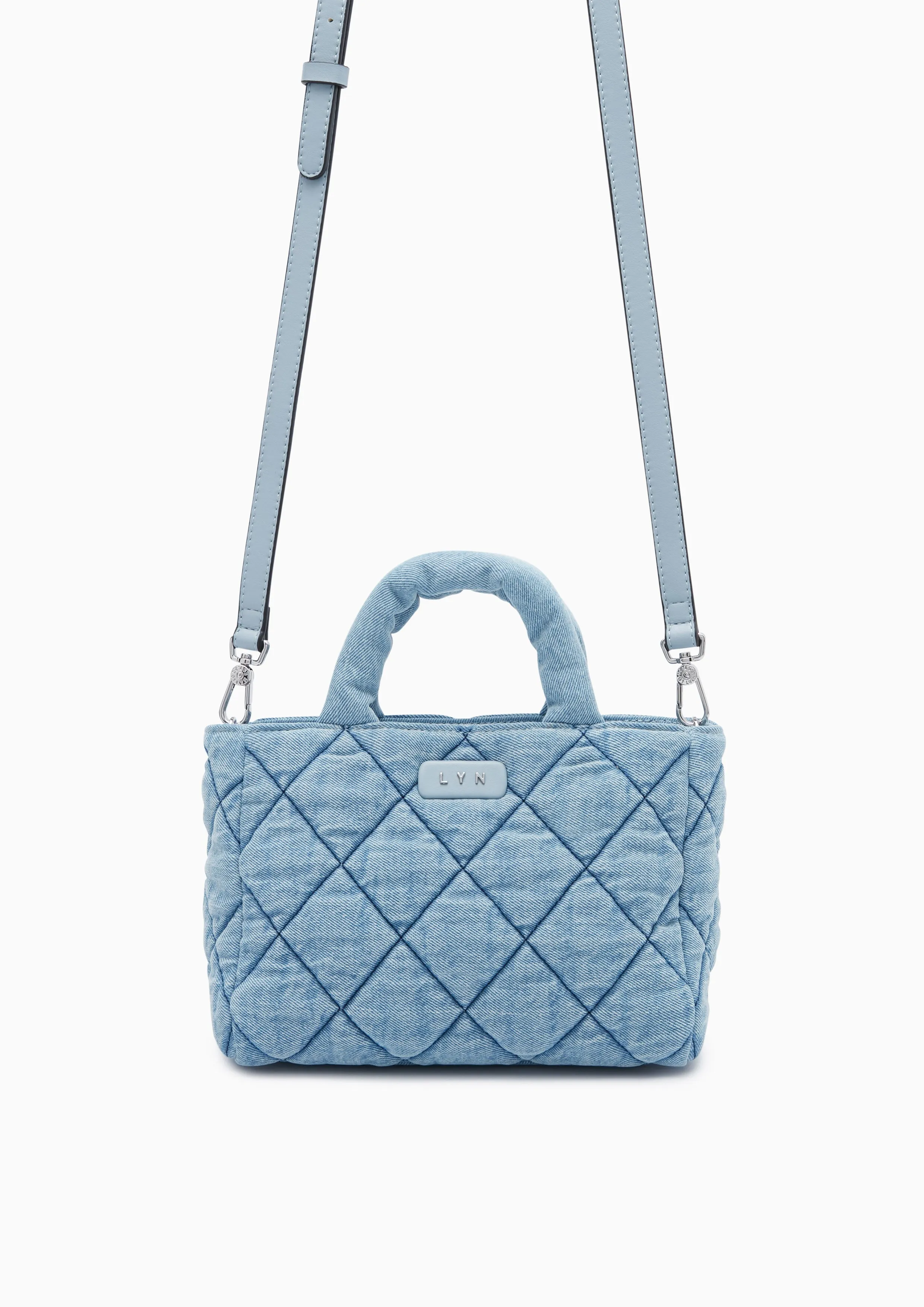 Lora M Tote Bag Light Blue