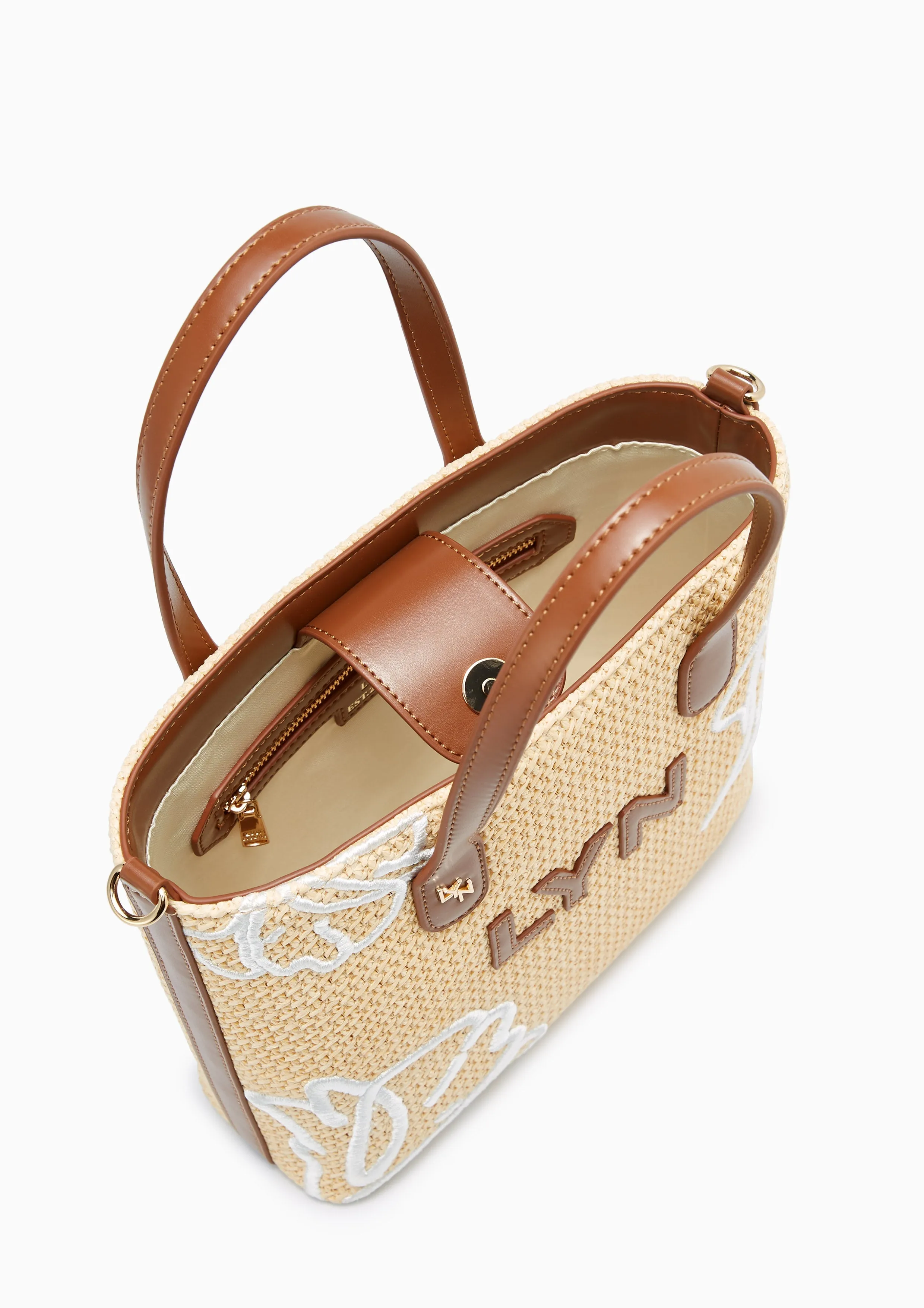 Peony Tote Bag Beige