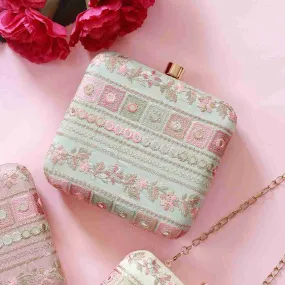 Phulwaari Floral Box Clutch