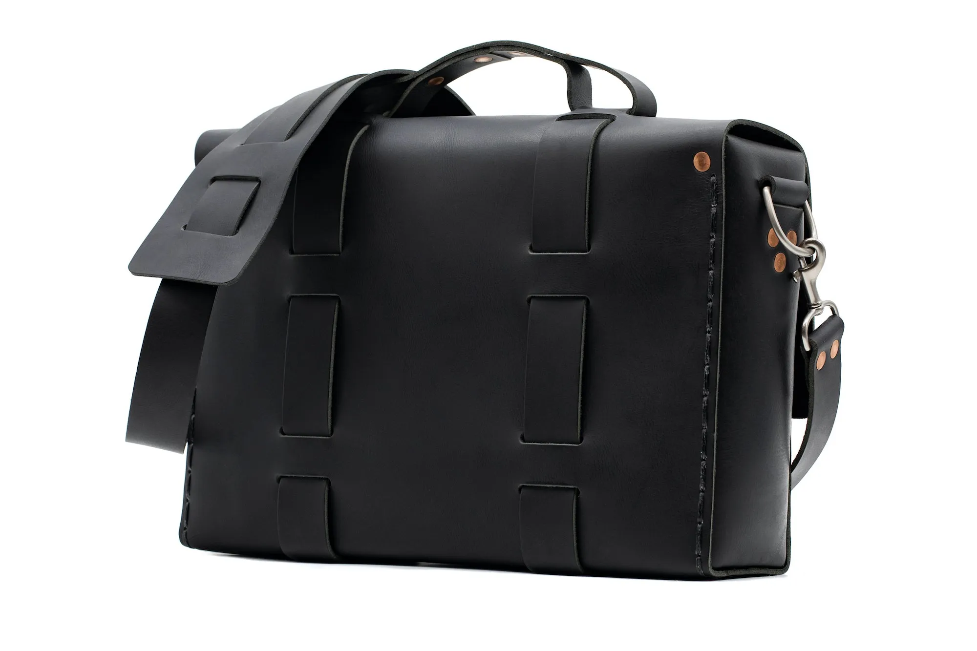 READY TO SHIP No. 4313 - Minimalist Leather Satchel