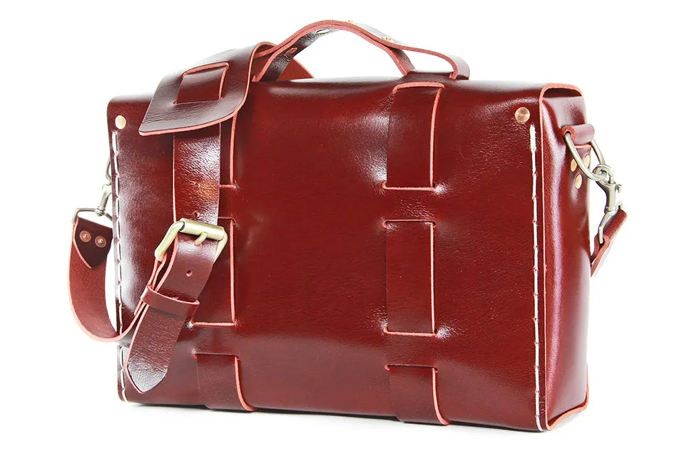 READY TO SHIP No. 4313 - Minimalist Leather Satchel