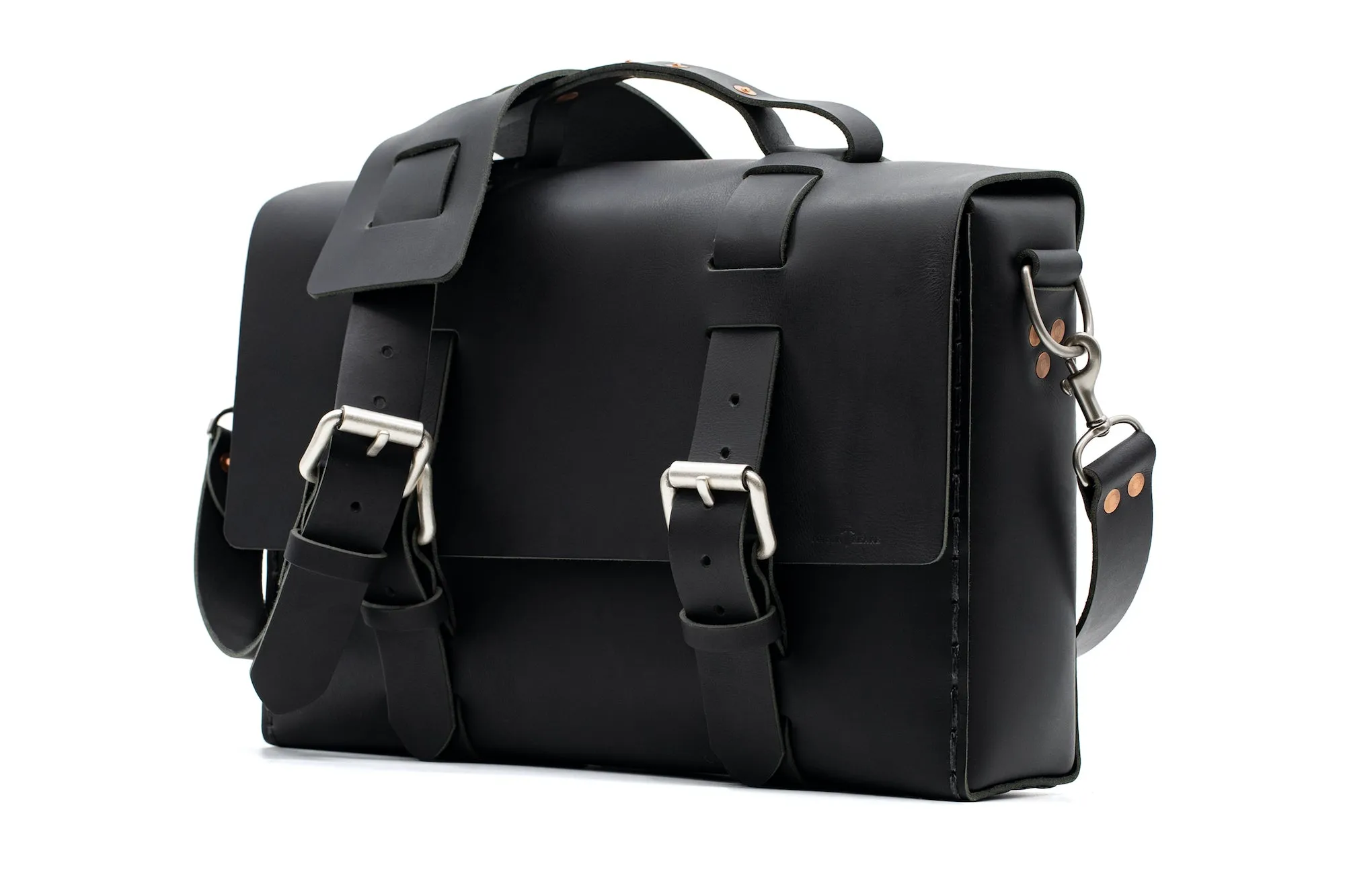 READY TO SHIP No. 4313 - Minimalist Leather Satchel