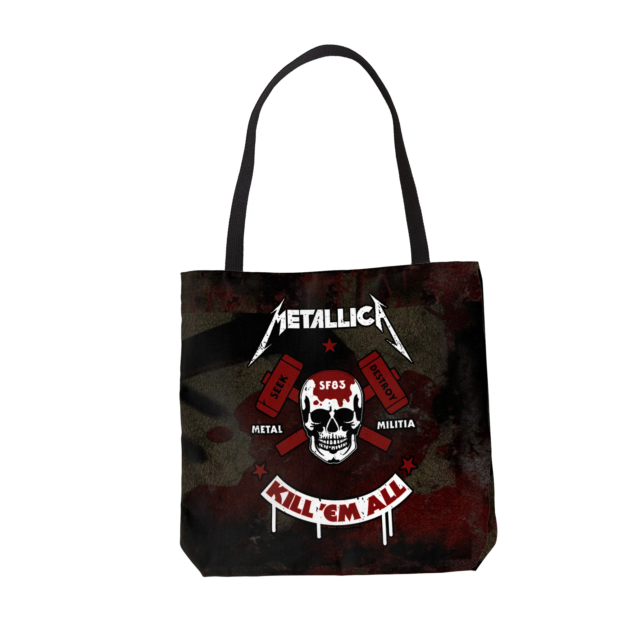 Rocksax Metallica Premier Tote Bag - Kill Um All Skull