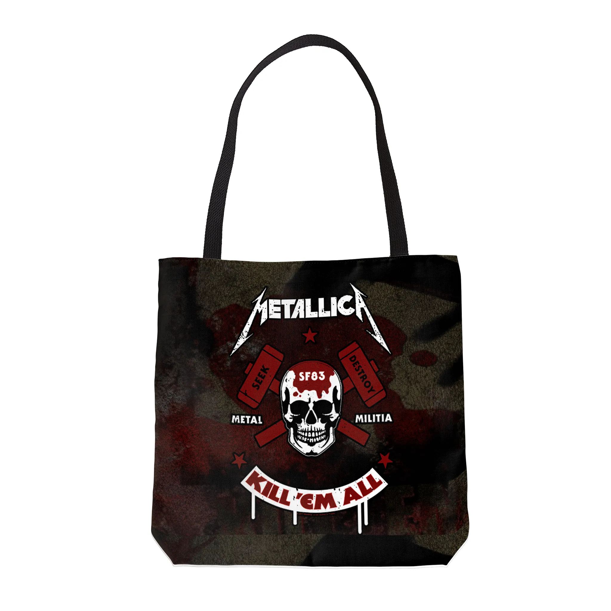 Rocksax Metallica Premier Tote Bag - Kill Um All Skull