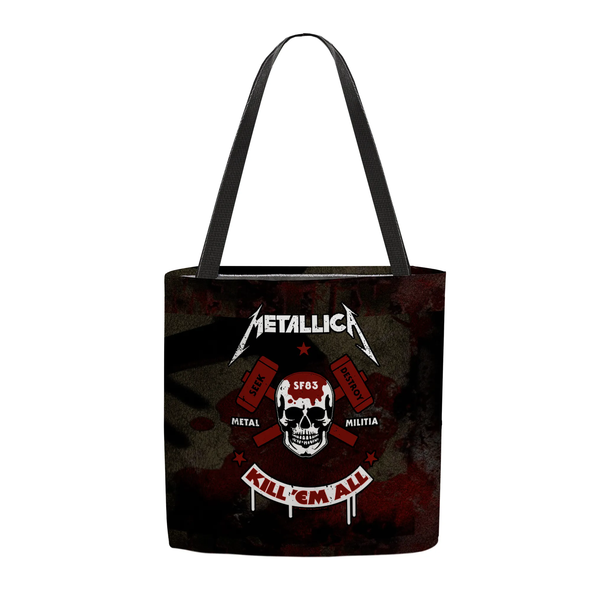 Rocksax Metallica Premier Tote Bag - Kill Um All Skull