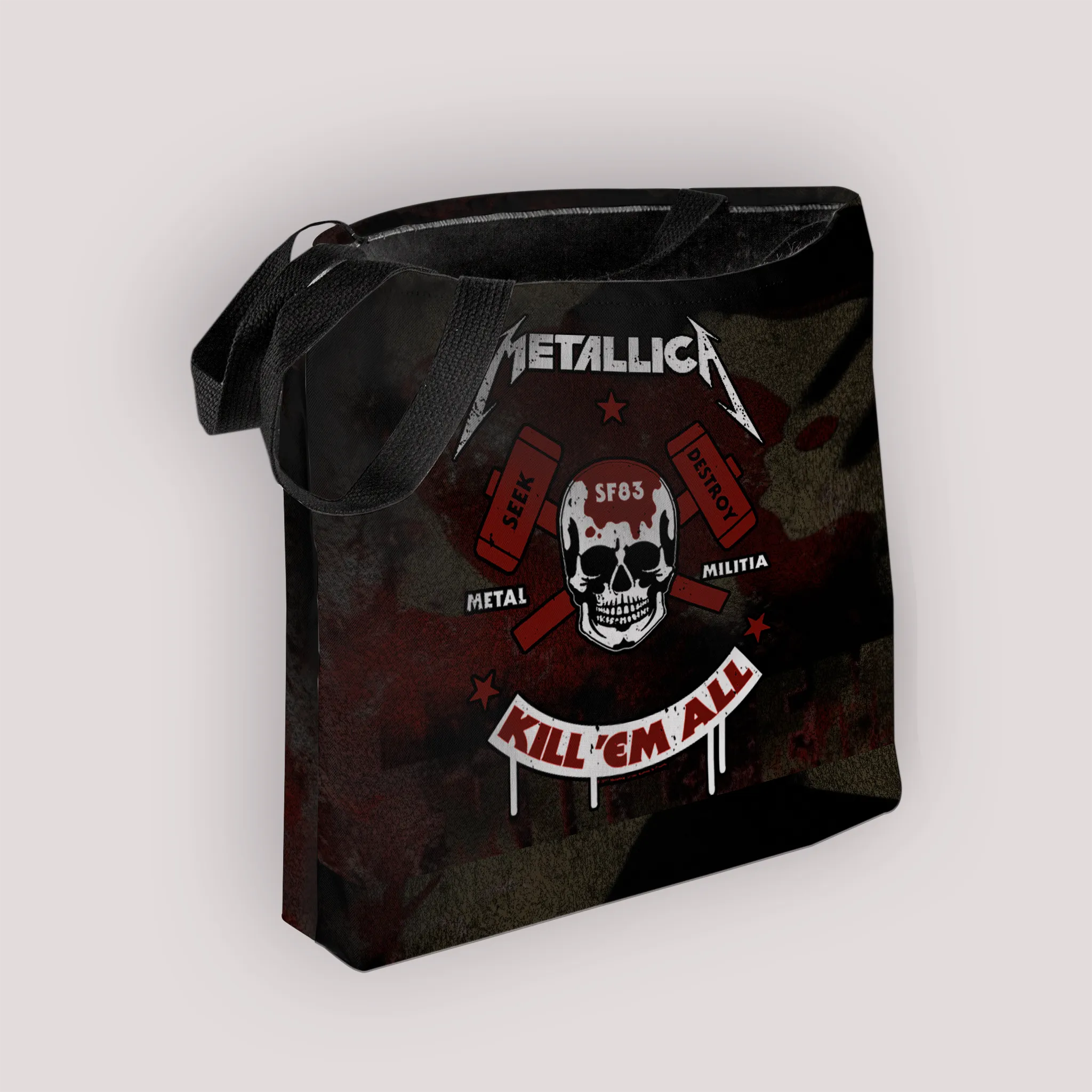 Rocksax Metallica Premier Tote Bag - Kill Um All Skull