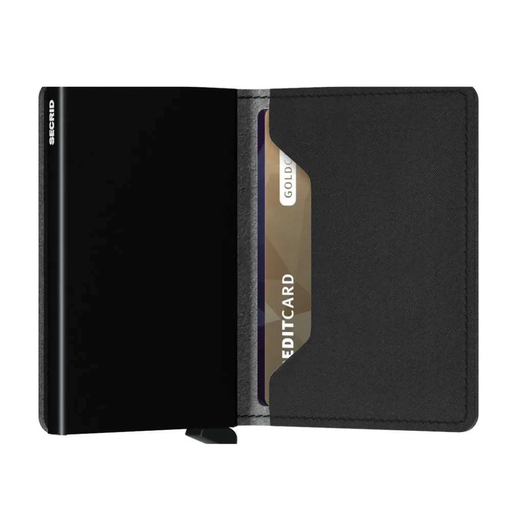 Secrid Slim Wallet Yard Black Non Leather