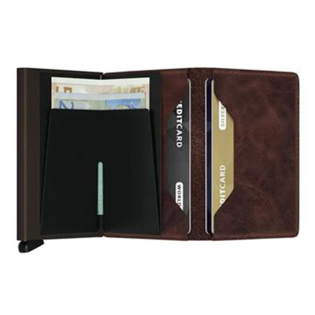 Secrid Slimwallet - Vintage Chocolate Leather