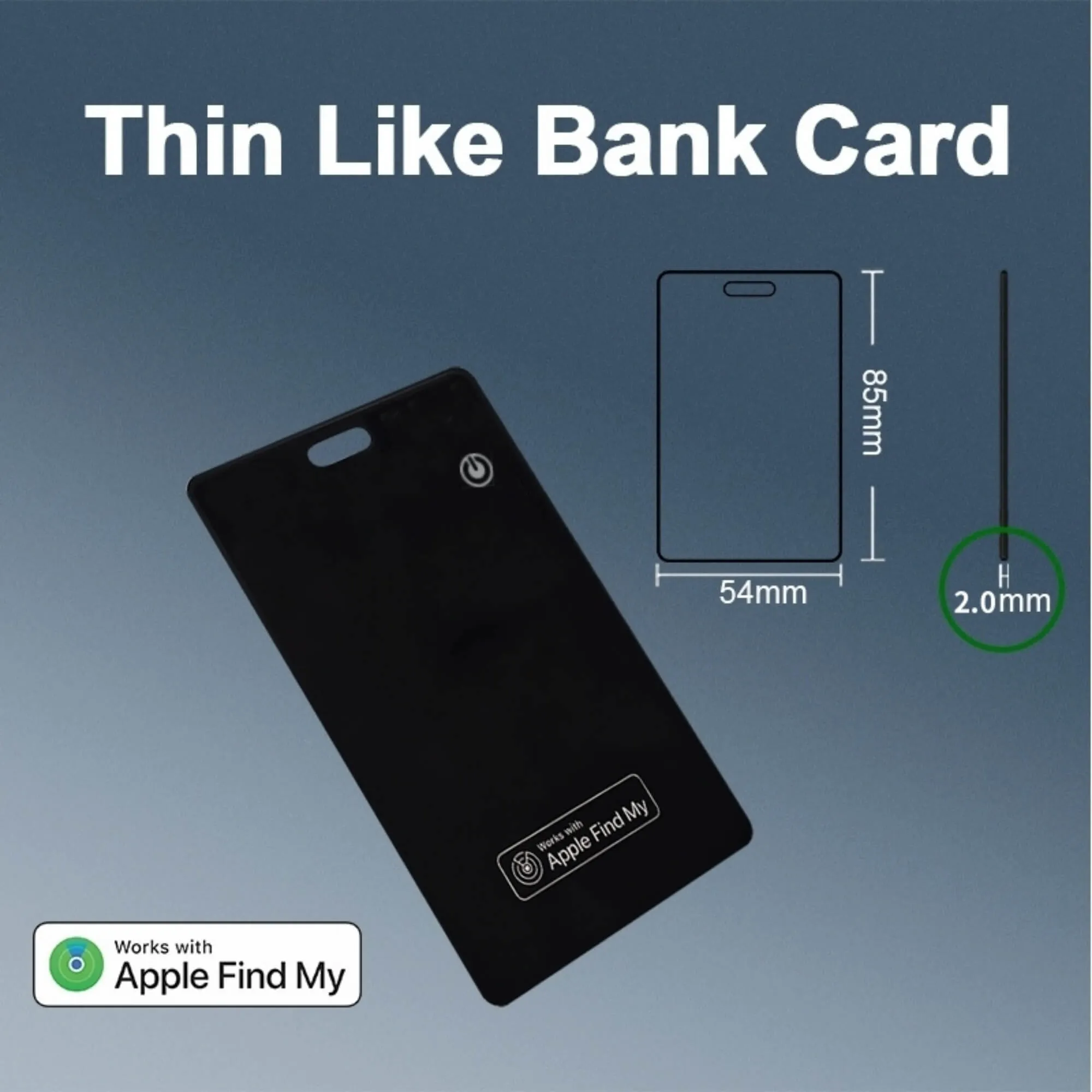 Slim Wallet Finder & Tracking Card