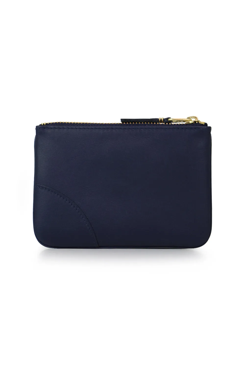 SMALL CLASSIC LEATHER POUCH | NAVY