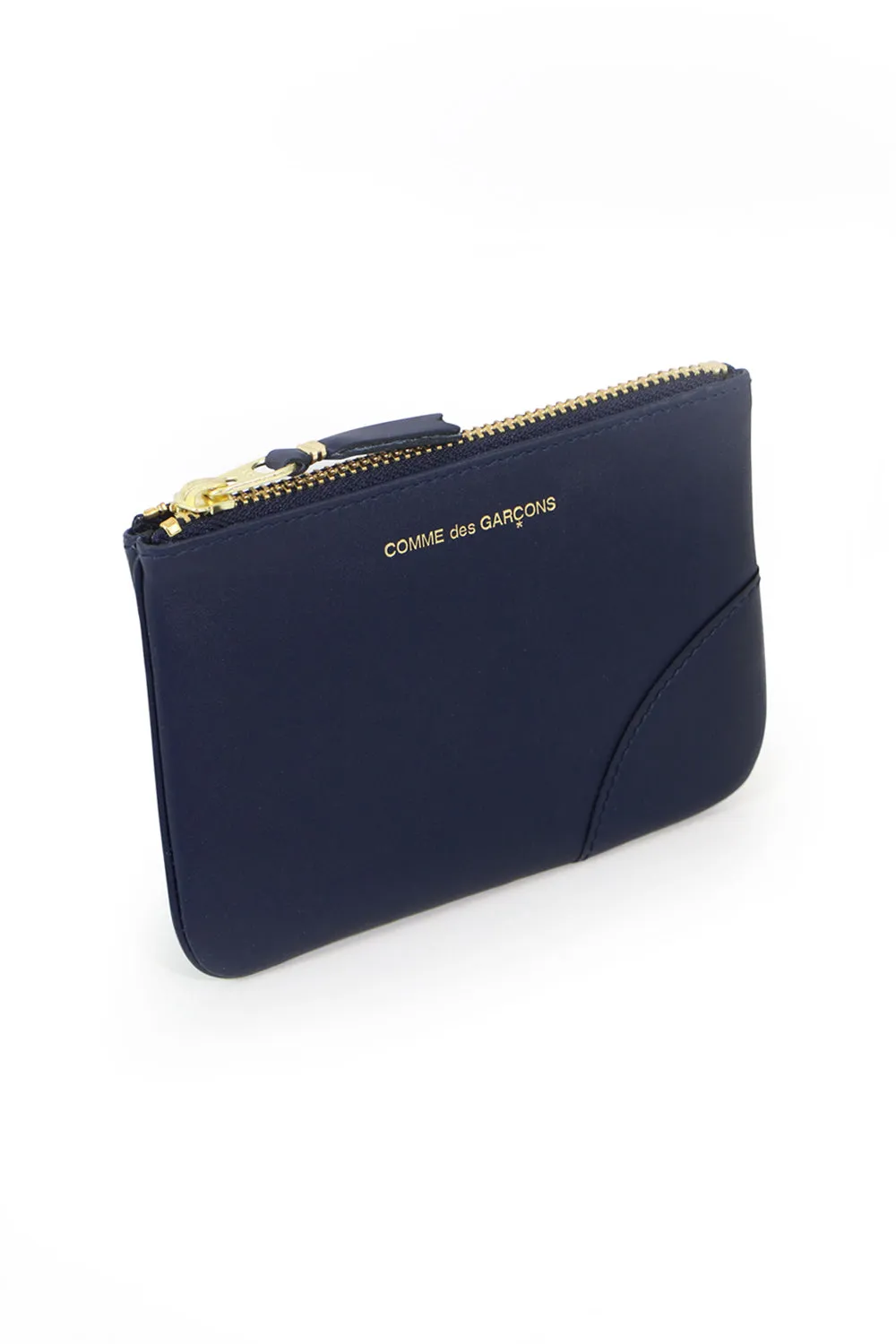 SMALL CLASSIC LEATHER POUCH | NAVY