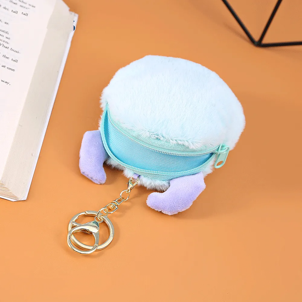 Smiling monster 2 in 1 keychain & pouch