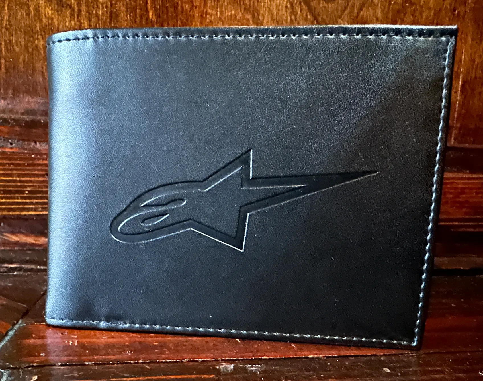 Timeless Leather Wallet - AP Stars in Black