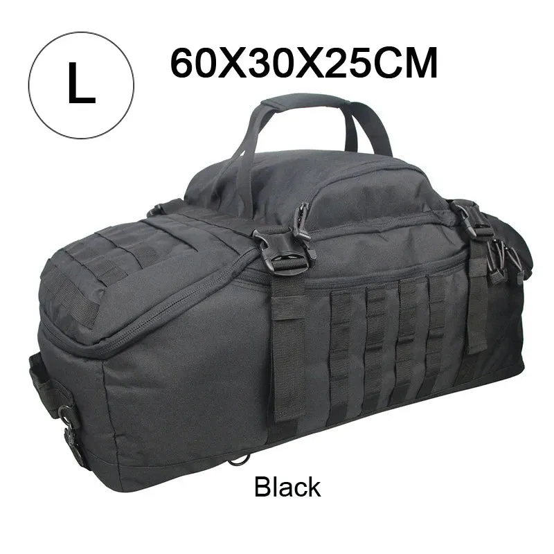 Waterproof 3-Way Duffel Bag Large Travel Tote Luggage Backpack for Men