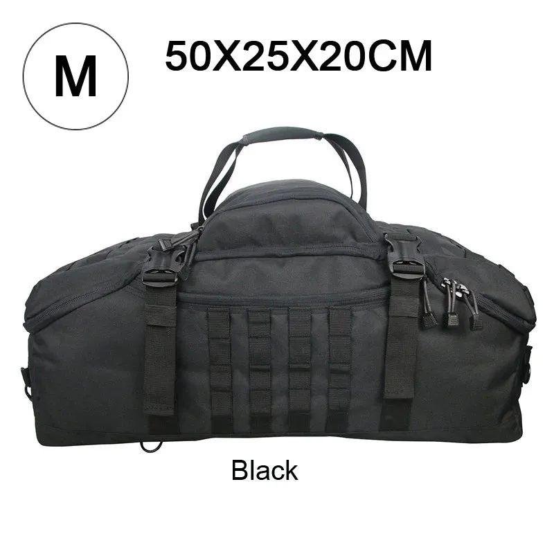 Waterproof 3-Way Duffel Bag Large Travel Tote Luggage Backpack for Men